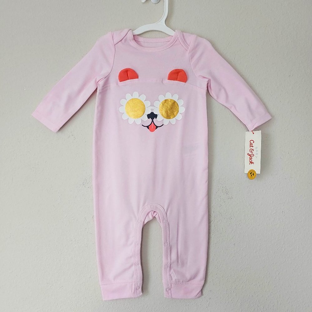 Baby Cat & Jack Girls One Piece  Size 3-6M